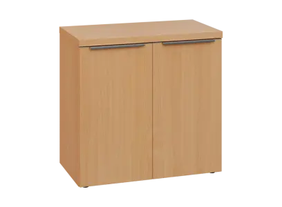 SIN 2 - 8D kancelářská skříň, 2-dveřová, 770x800x400, buk royal